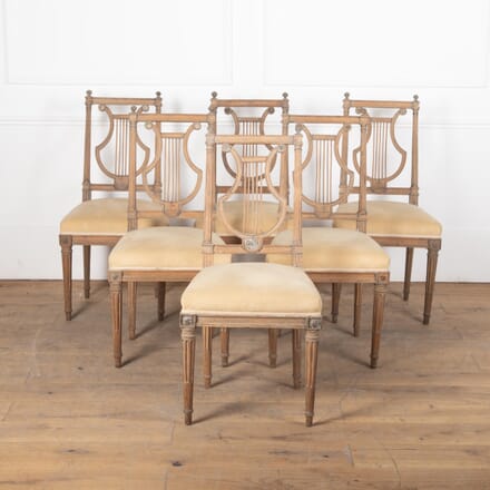 Set of Six 18th Century French Dining Chairs CD3230071