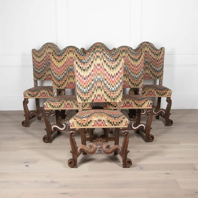 Set of Six 18th Century Venetian Dining Chairs CD2831966