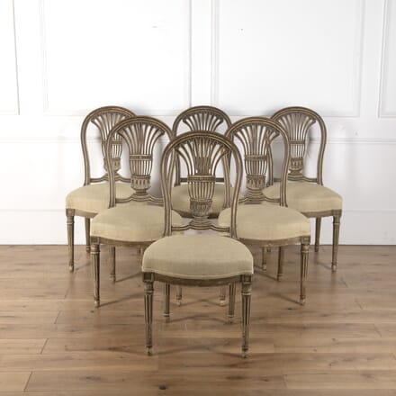 Set of Six 19th Century French Dining Chairs CD9012942
