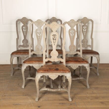 Set of Six 19th Century French Stylish Dining Chairs CH8131925