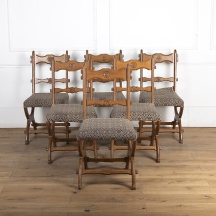 Set of Six 19th Century Revival Dining Chairs CD1023561