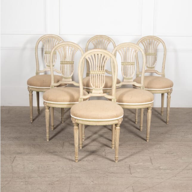 Set of Six 19th Century French Dining Chairs CD4530321