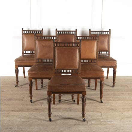 Set of Six Holland & Sons Walnut Chairs CD7814465