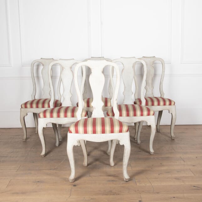 Set of Six 20th Century Italian Dining Chairs CD9030397