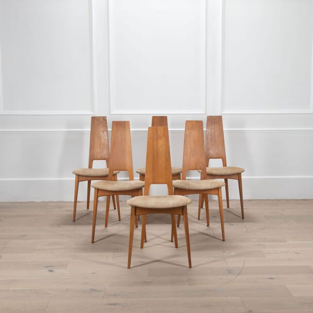 Set of Six Oak Dining Chairs by Ernst Martin Dettinger CD4634087
