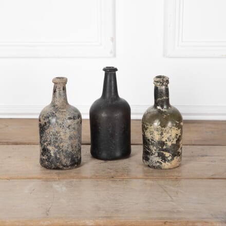 Set of Three 19th Century Glass Bottles DA9031799