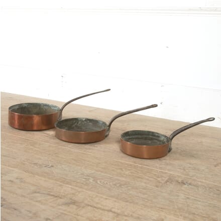Set of Three Copper Pans DA5210446