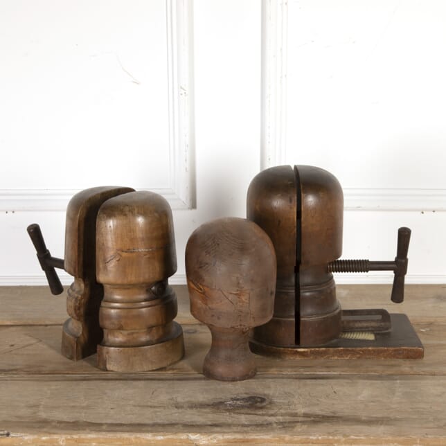 Collection of Three Wooden Hat Stands DA3619323