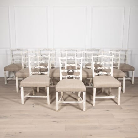 Set of Twelve 19th Century Painted Chairs CH2032262