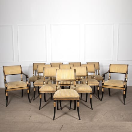 Set of Twelve 20th Century Regency Style Chairs CD5229222