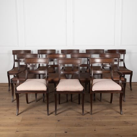 Set of Twelve Regency Dining Chairs CD6729888