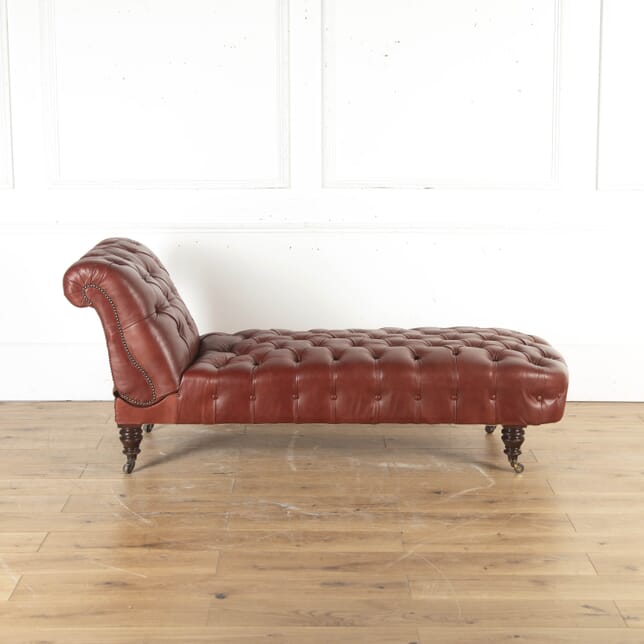 Shoolbred Leather Chaise Longue SB8715307