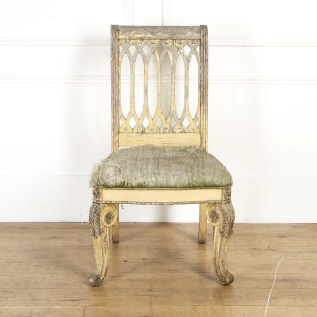 Single French Weathered Chair CH7917795