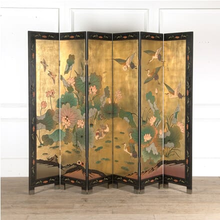 Six Fold Chinese Decorated Screen OF4510693
