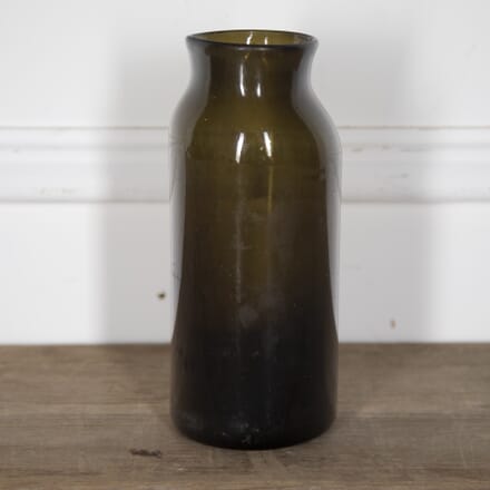 Small 19th Century French Green Glass Jar DA4423196