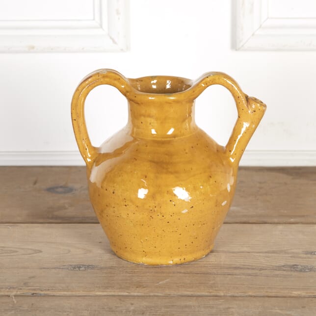 Small 19th Century French Glazed Terracotta Cruche DA9020839