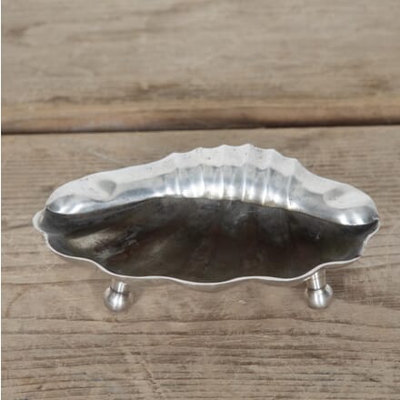 Small 20th Century Silverplate Clam Shell Dish DA1530027