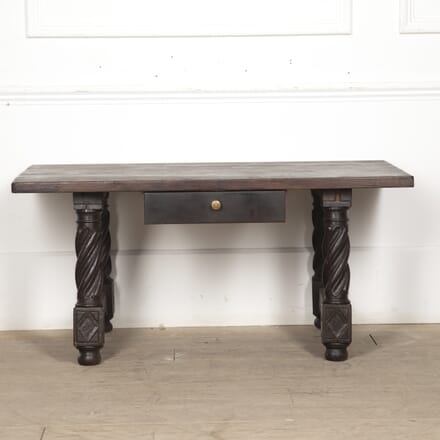 Small 20th Century Coffee Table with Drawer CT4422954