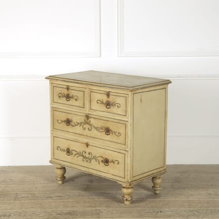 Small English Painted Chest of Drawers CC209218