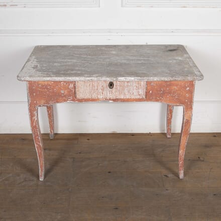 Small 19th Century Painted Oak Table TC7525202