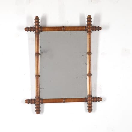 19th Century Provencal Simulated Bamboo Mirror MI2923994