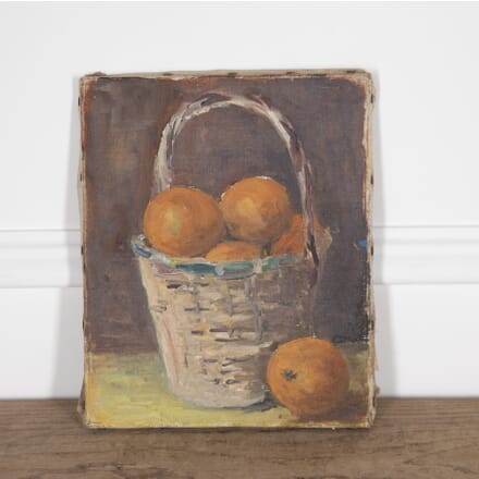 Small Still Life of A Basket of Oranges WD1528754
