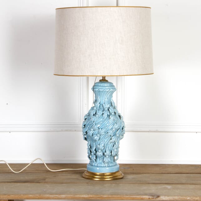 Spanish Blue Ceramic Table Lamp LT7917544