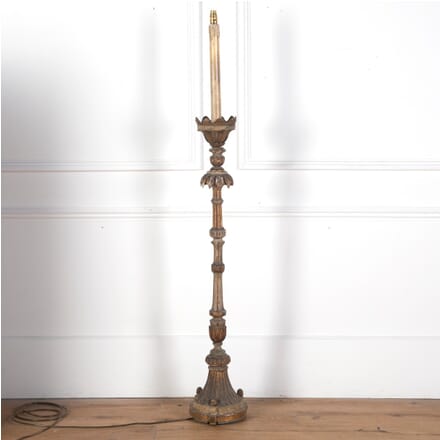 Spanish Gilt Wood Floor Lamp LF3610746