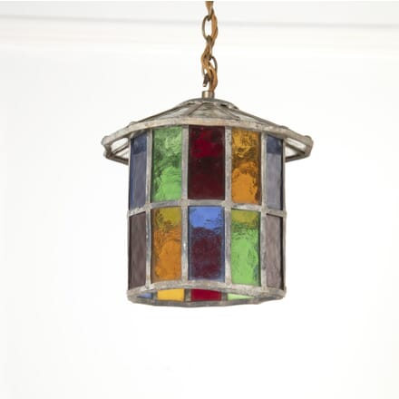 20th Century Stained Glass Porch Lantern LL9021606
