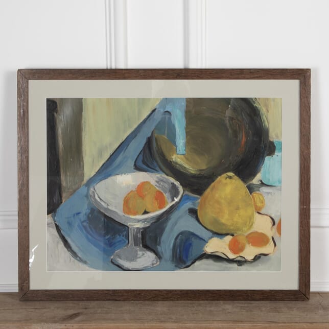 20th Century Still Life of a Comporte Stand with Fruit WD7526363