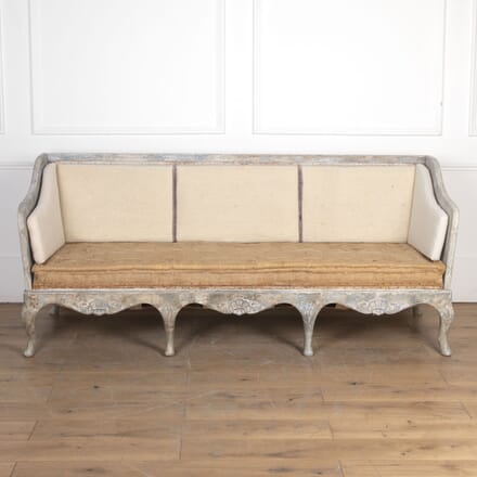 Swedish 19th Century Eight-Legged Painted Sofa SB3622004