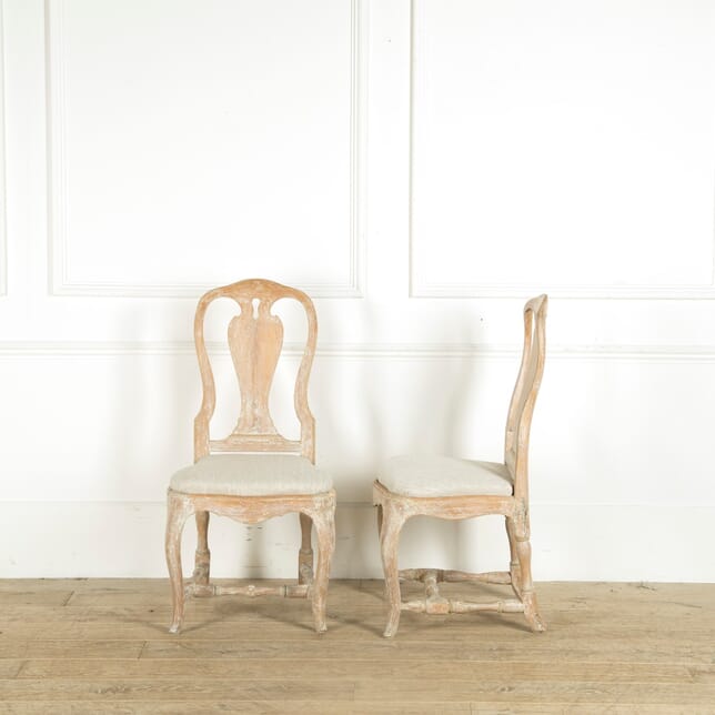 Swedish Rococo Chairs in Old Paint CH019207