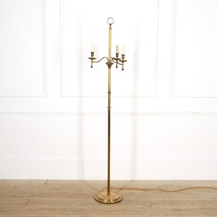 French Neo Classical Revival Brass Floor Lamp LL1516620
