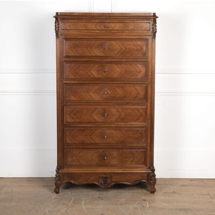 19th Century French Walnut Chest of Drawers CC8521925