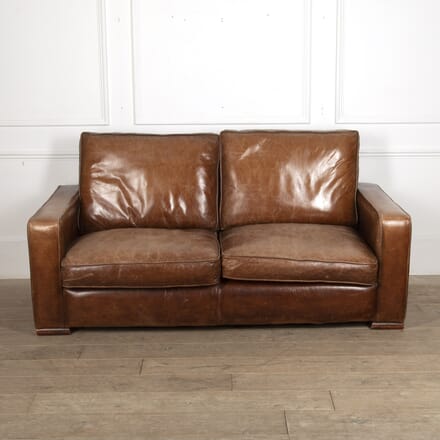 English 20th Century Leather Two Seater Sofa SB2420141