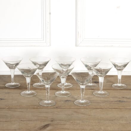 Ten Wheat Design Martini Cocktail Glasses DA5818682