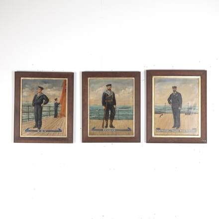 Set of Three 20th Century Sailor Pictures WD5525245