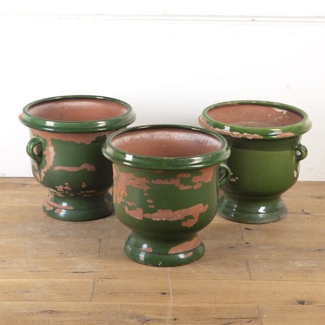 Three Large Castelnaudary Terracotta Pots GA8716411