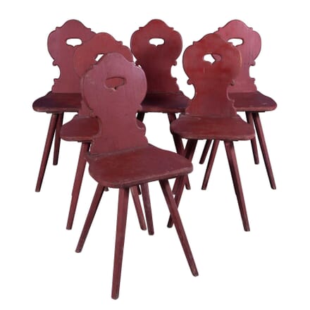 Six Tyrolean Dining Chairs CD4359490