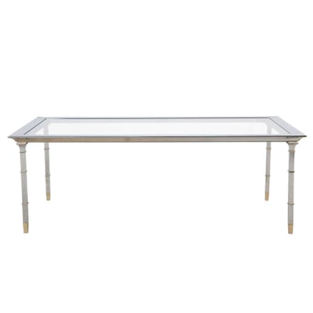 Chrome and Gilded Metal Table TC3012187