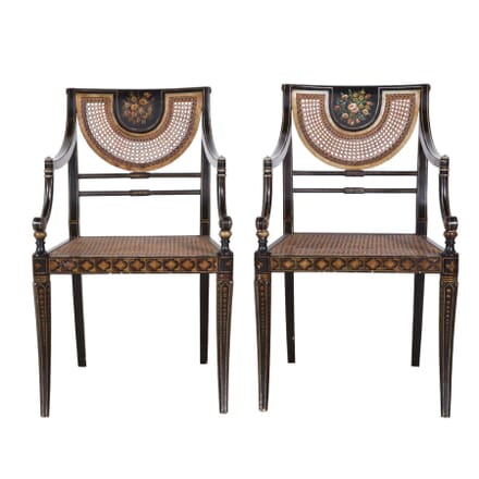 Pair of Regency Style Armchairs CH5257902