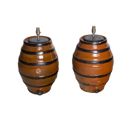Pair of Barrel Lamps LT1561030