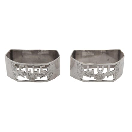 Vintage His and Hers Napkin Rings DA1556450