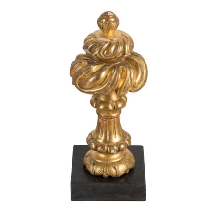 Hand Carved and Water Gilded Finial DA7159269