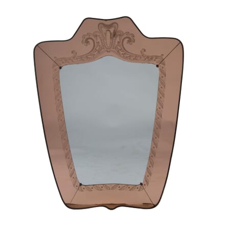 Large Brass Framed Mirror MI3054624