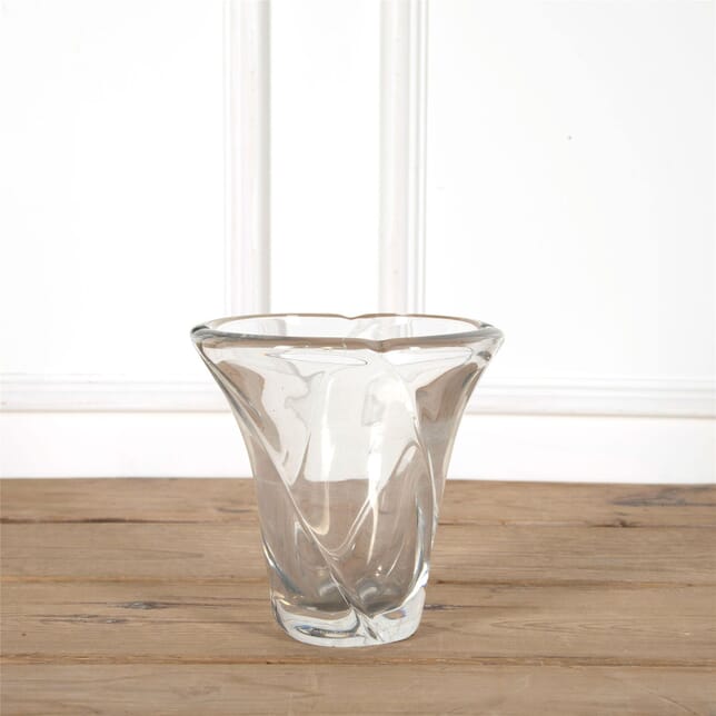 Large Daum Crystal Vase