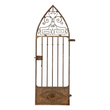 19th Century Arched Iron Gate GA1559004