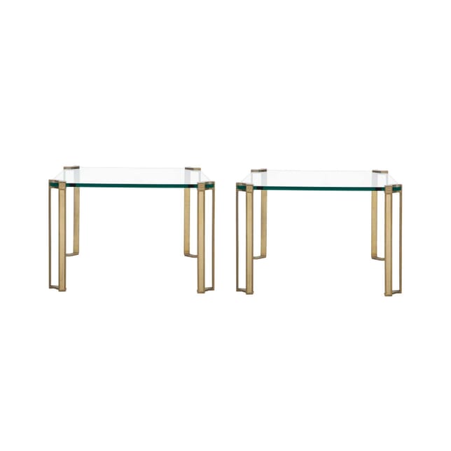 Set of Brass Side Tables by Peter Ghyczy