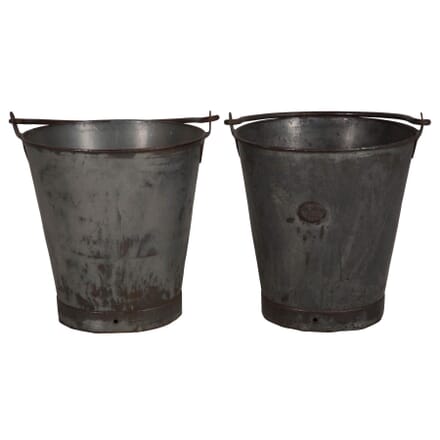 Pair of Steel Buckets DA016088
