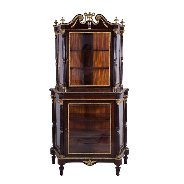 19th Century Rosewood Glazed Cabinet CU7359943